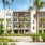Street level view of Atlantic Beach House Sullivans Island apartments for rent.