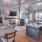 Clubroom with entertainment kitchen 